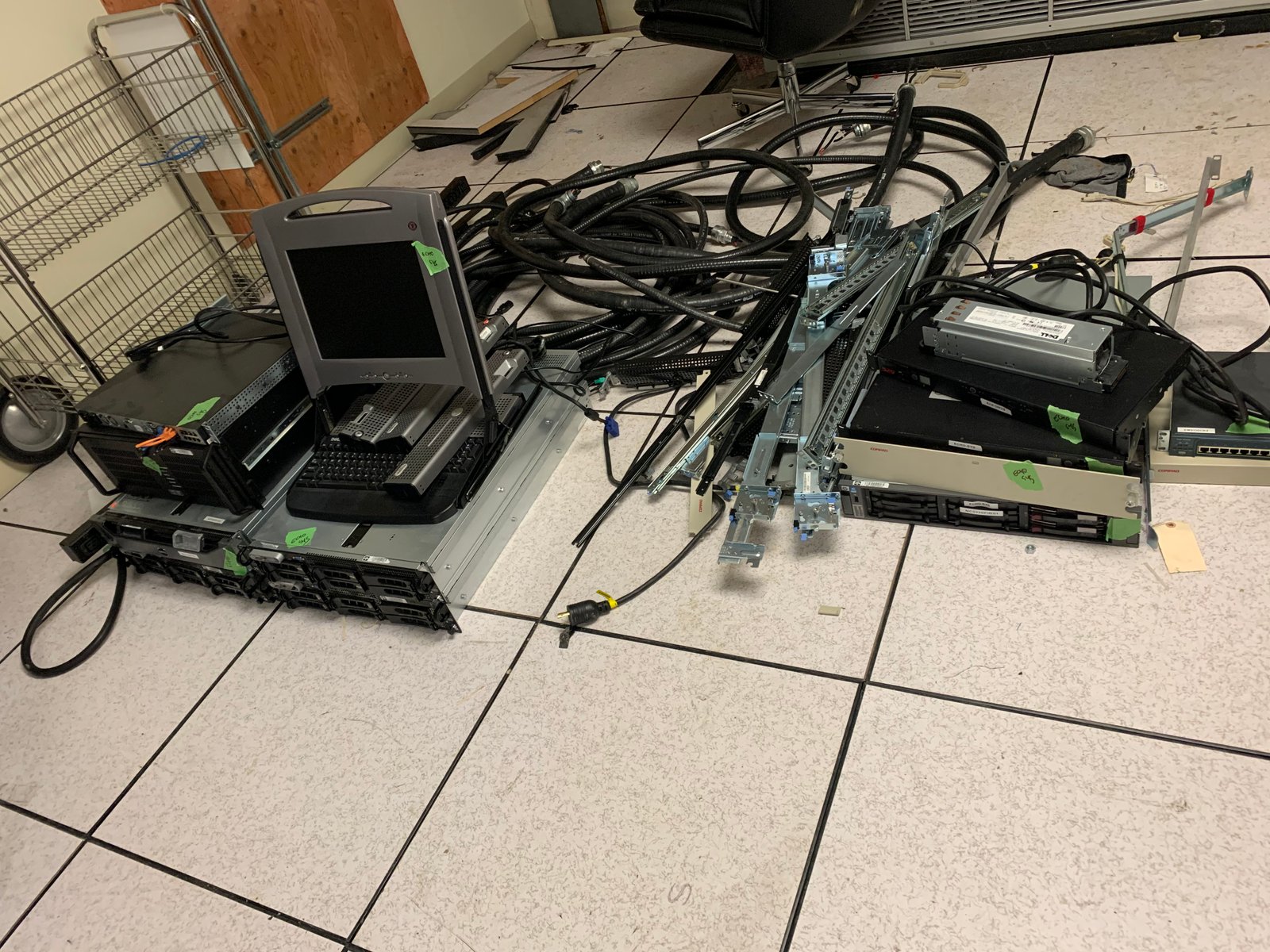 System and IT equipment relocations